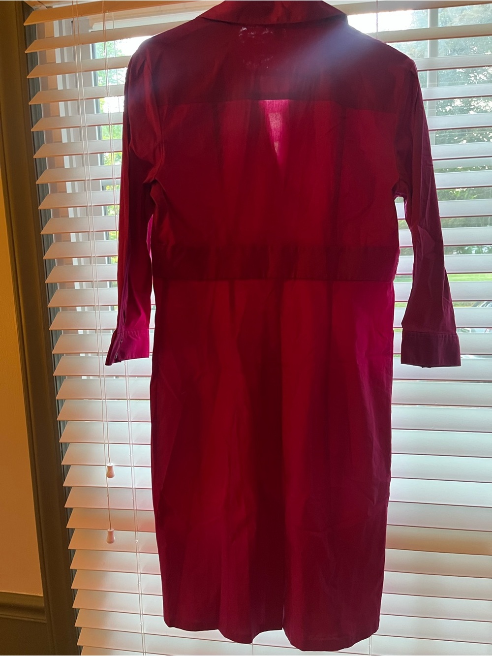 Express Fuchsia Pink 3/4  Sleeve Dress